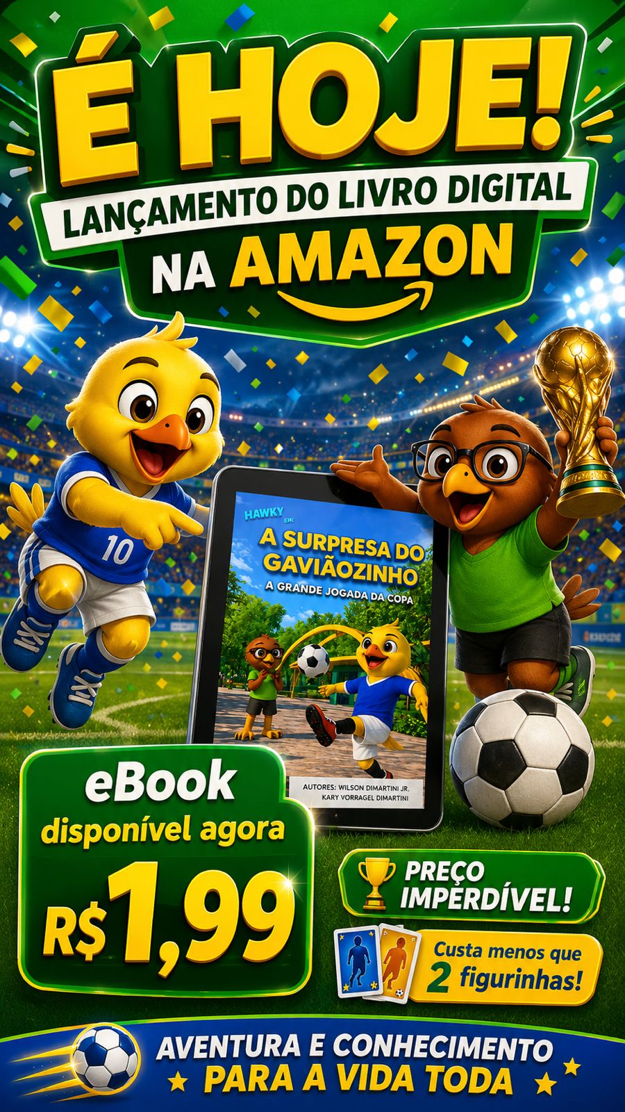 Capa de A Surpresa do Gaviãozinho